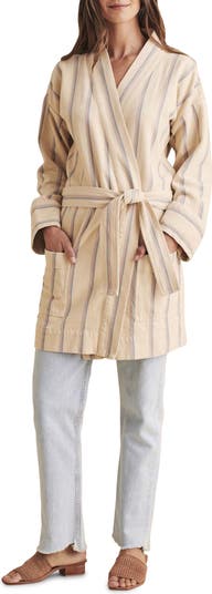 Faherty Brand Palm Springs Linen Blend Robe Jacket | Nordstromrack