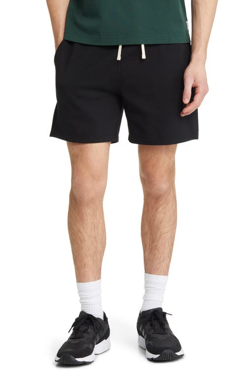 Reigning Champ 6-Inch Midweight Terry Shorts in Black 