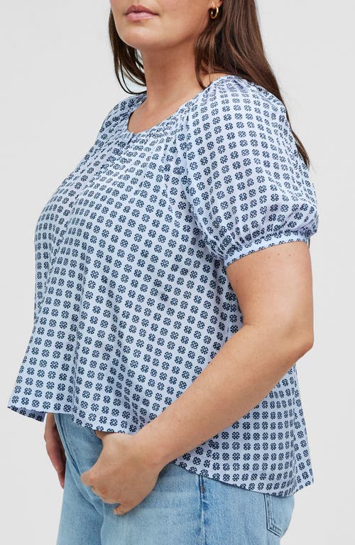 MADEWELL MADEWELL PUFF SLEEVE A-LINE TOP