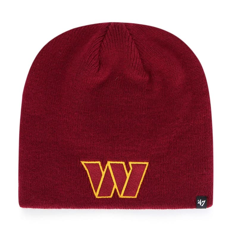 47 ' Burgundy Washington Commanders Primary Beanie | ModeSens