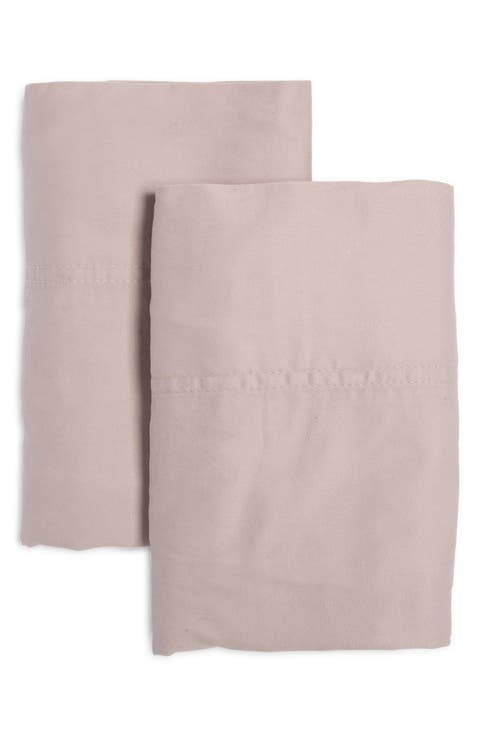Set of 2 300 Thread Count Sateen Pillowcases