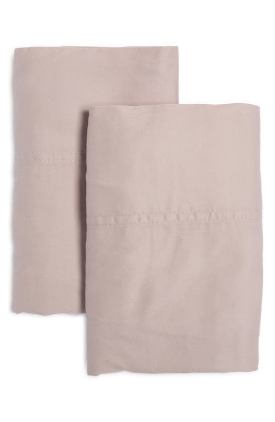 Shop Ienjoy Home Set Of 2 300 Thread Count Sateen Pillowcases In Mauve