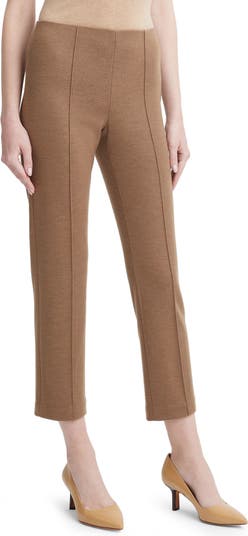 Vince Women's Kick Flare Crop Pants, Toffee, Tan, 10 at  Women's  Clothing store