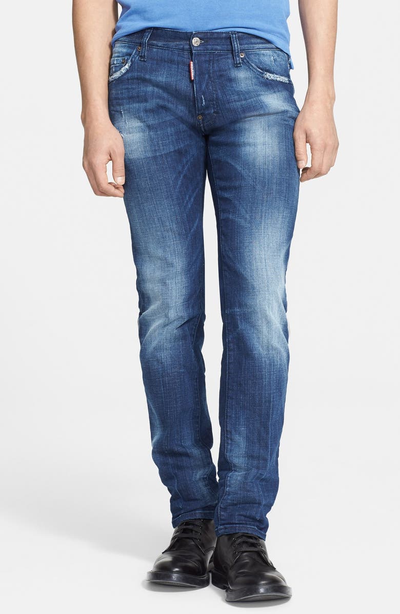 Dsquared2 'Dean' Straight Leg Jeans (Blue) | Nordstrom