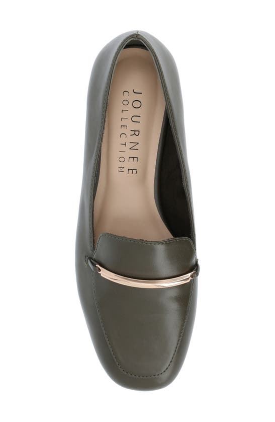 Shop Journee Collection Wrenn Loafer In Olive