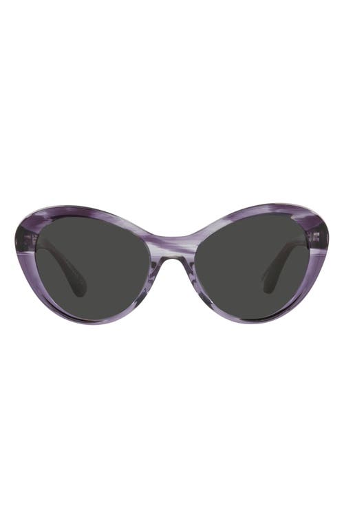 Oliver Peoples Zarene 55mm Butterfly Sunglasses in Purple at Nordstrom
