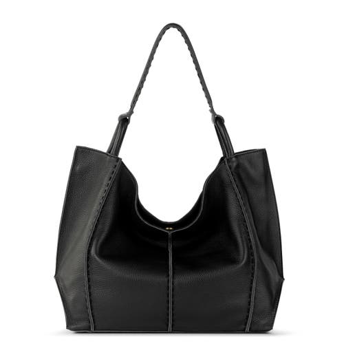 Shop The Sak Los Feliz Large Tote Bag In Black Pebble