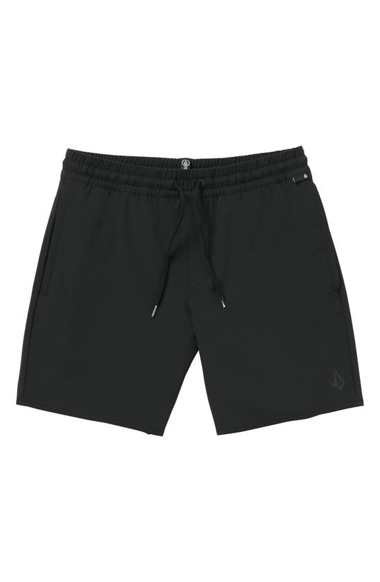 Volcom Nomoly Hybrid Shorts In Black