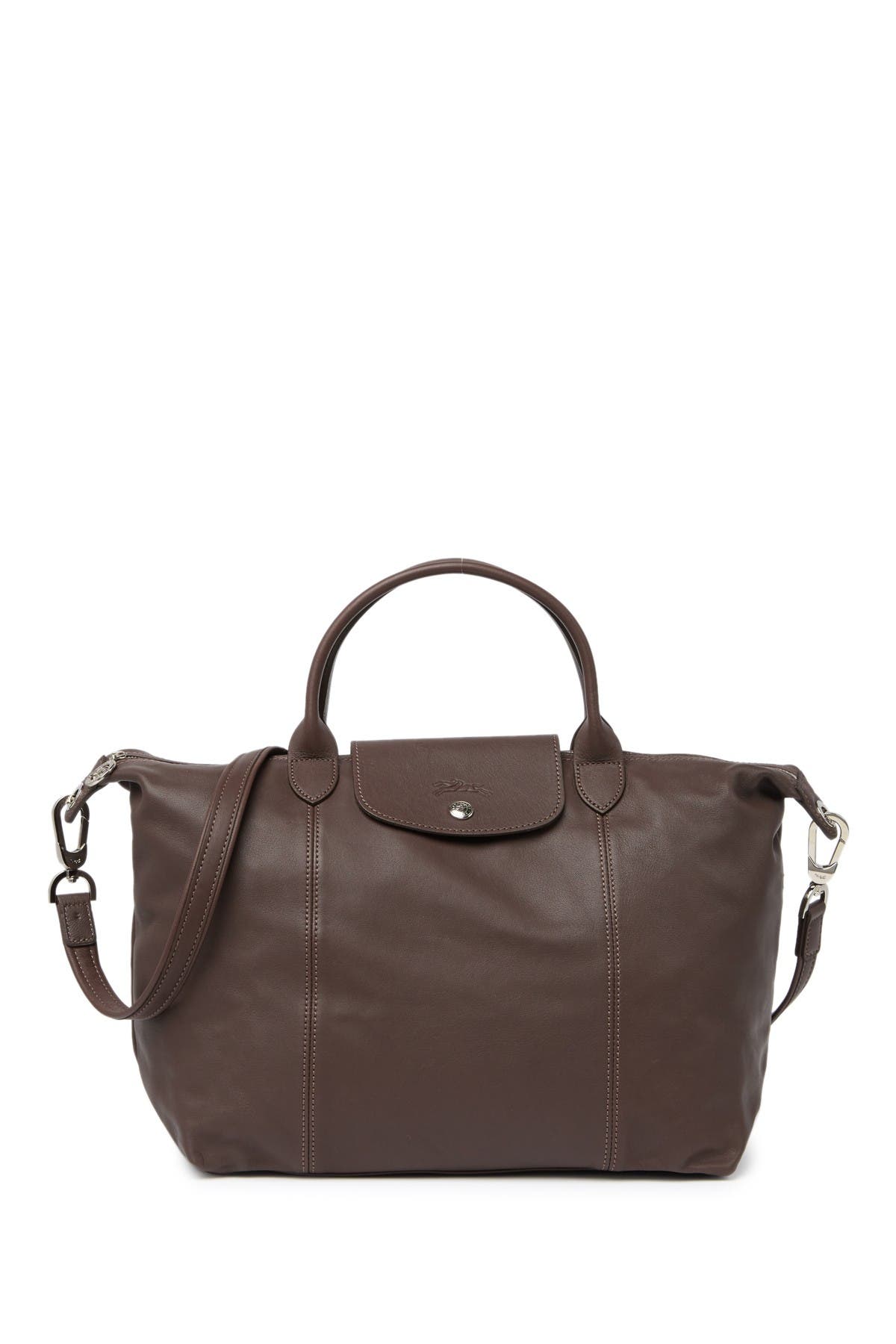 le pliage cuir leather tote 
