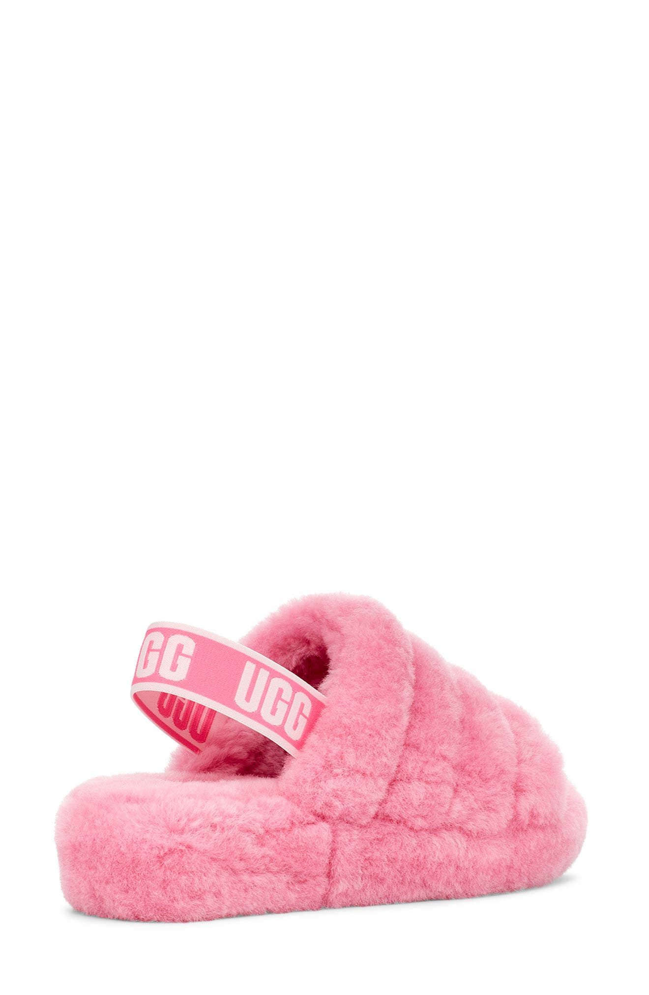 dark pink ugg slides