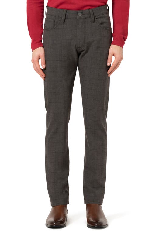 Shop 34 Heritage Courage Straight Leg Stretch Five-pocket Pants In Brown Elite Check