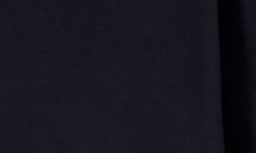 Cole Haan Signature Asymmetric Slick Wool Blend Coat In Midnight