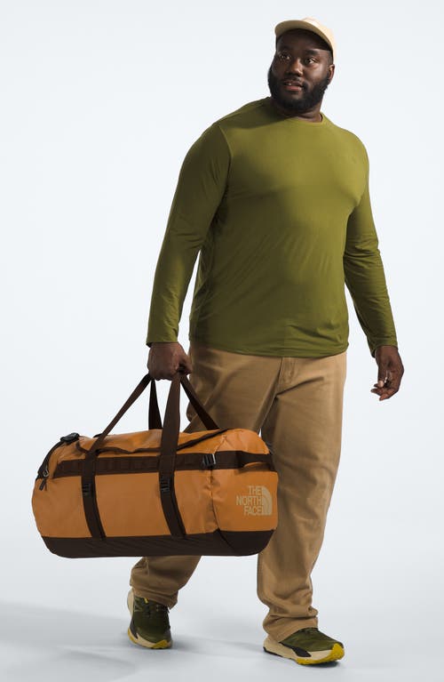 Shop The North Face Base Camp Medium Duffle In Timber Tan/demitasse Brown