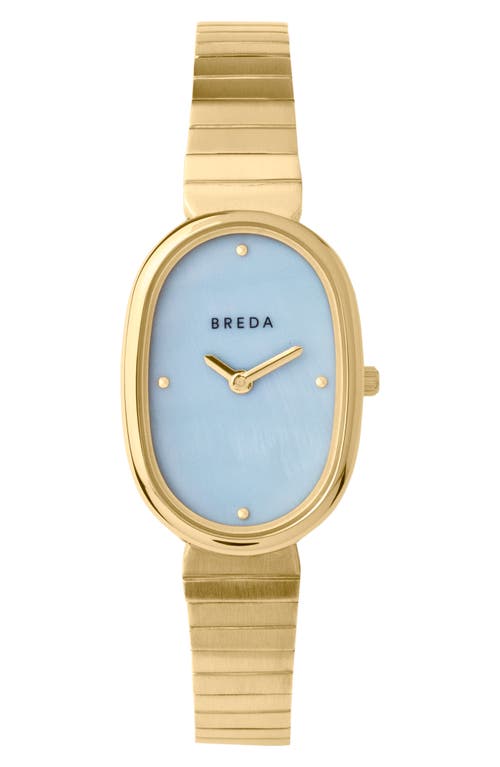 Breda Jane Bracelet Watch, 23mm In Gold/gold/sky