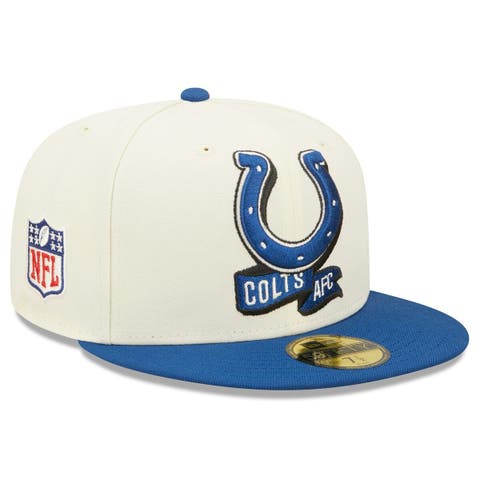 New York Giants New Era Two-Tone Chrome Classic 9FIFTY Snapback Hat -  Cream/Royal