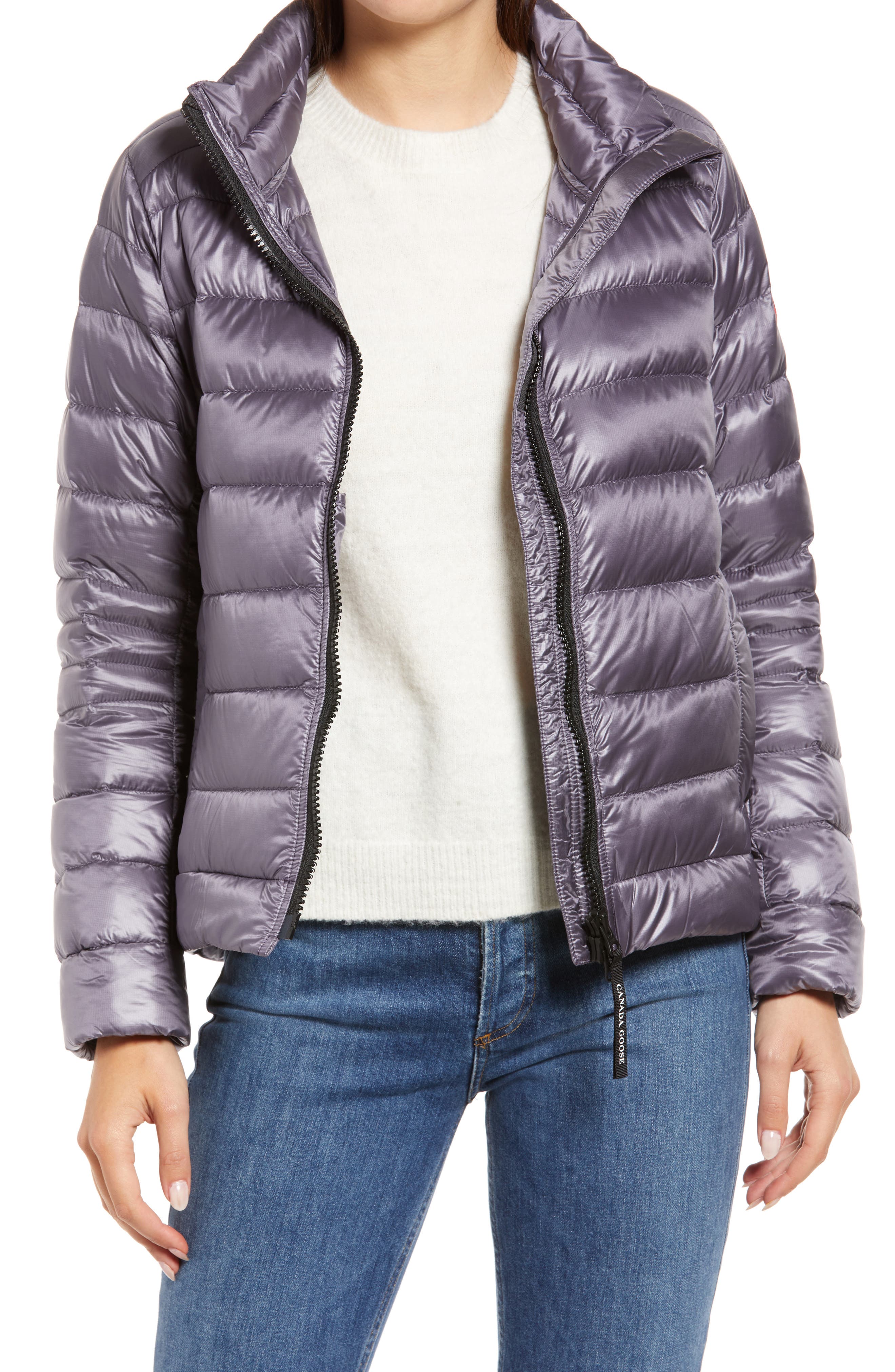 canada goose jacket purple