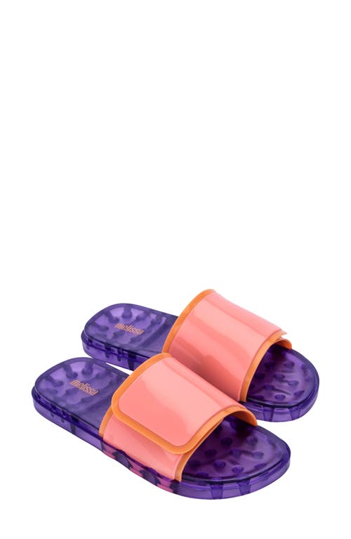 Melissa Groovy Slide Sandal In Lilac/pink