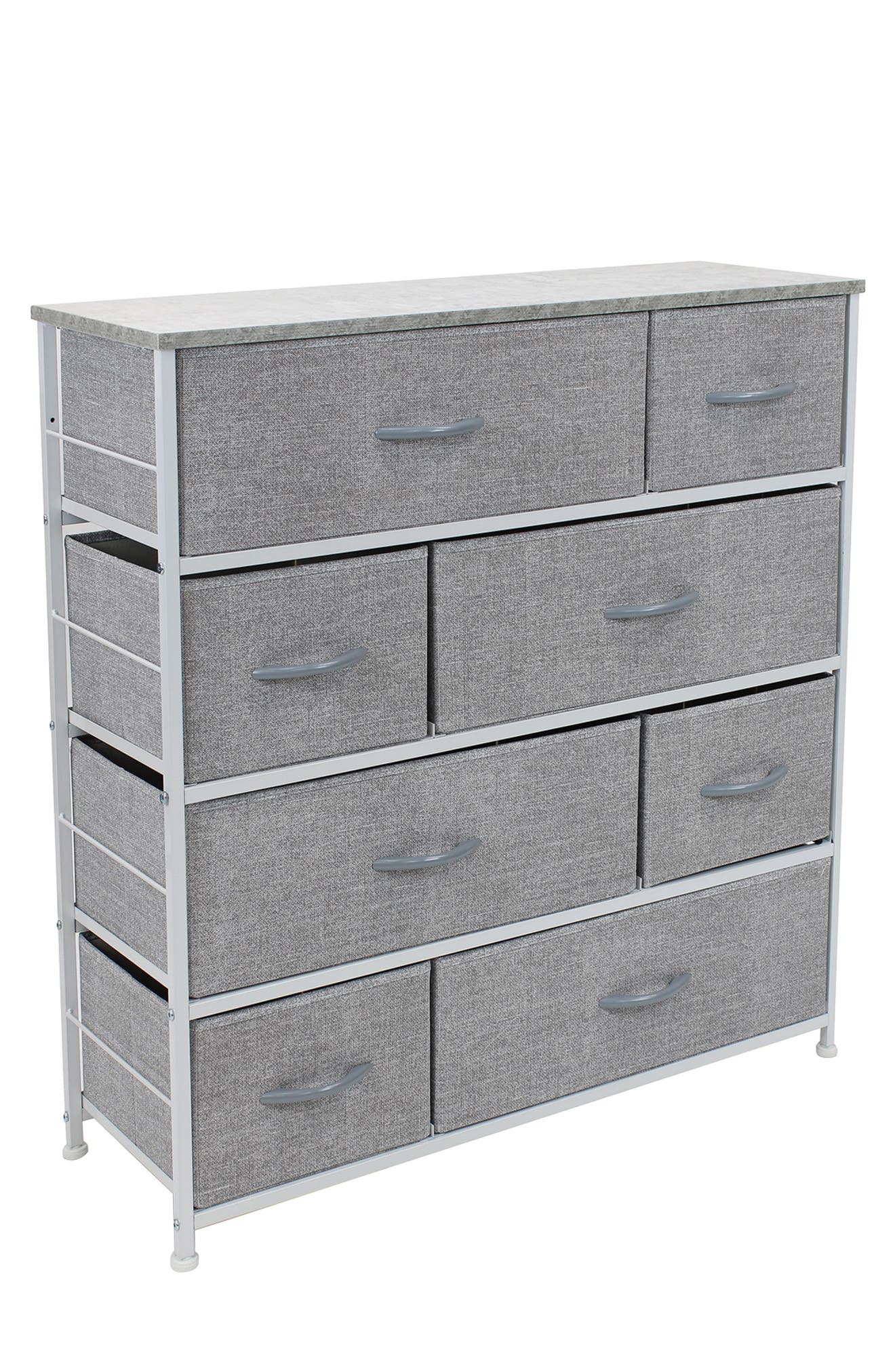 Sorbus Dresser With 8 Drawers In Grey