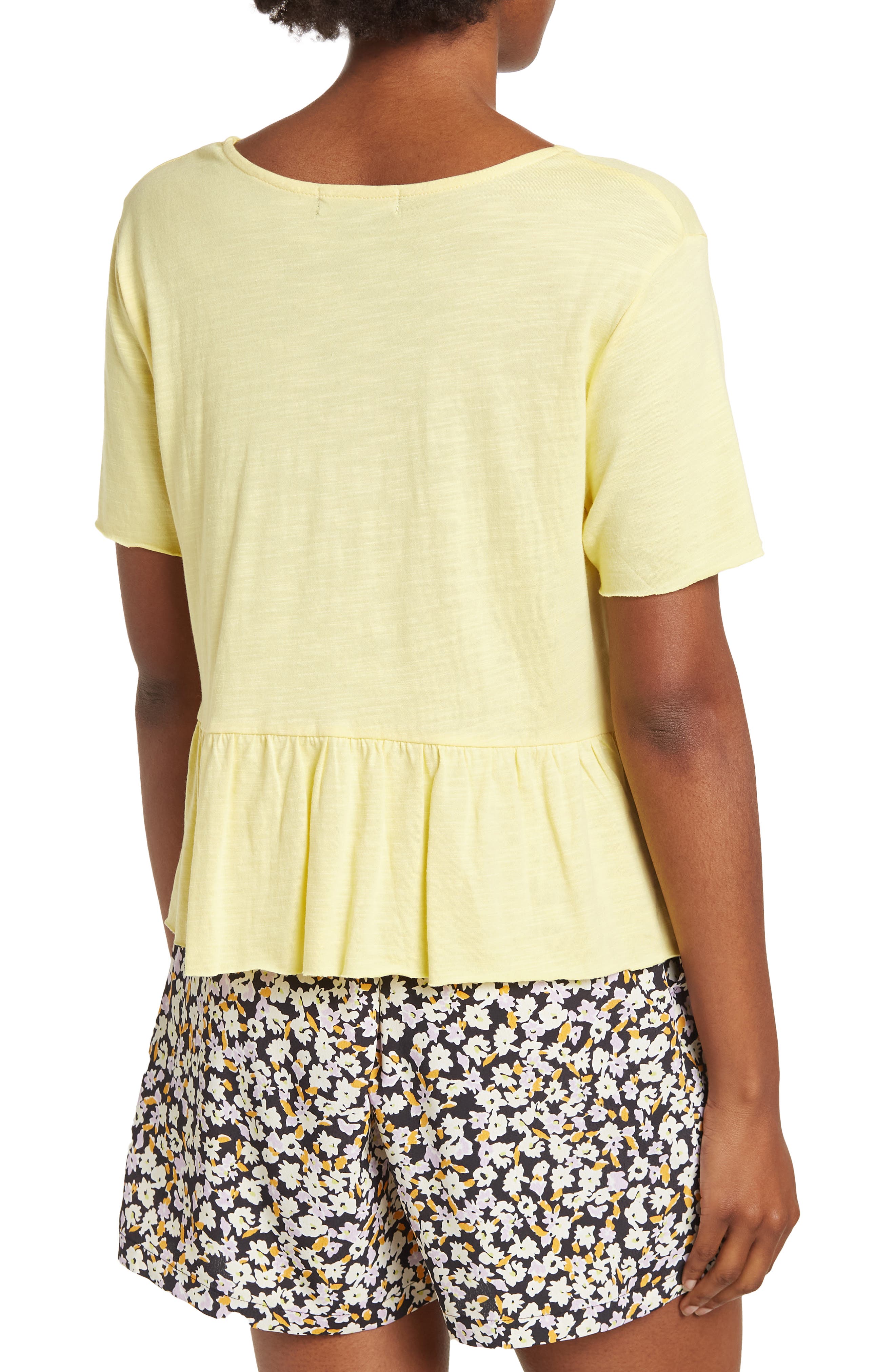 Sanctuary V-Neck Babydoll T-Shirt 