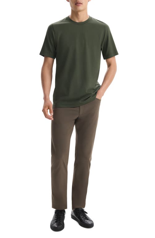 Shop Theory Ryder Crewneck T-shirt In Hunter Green