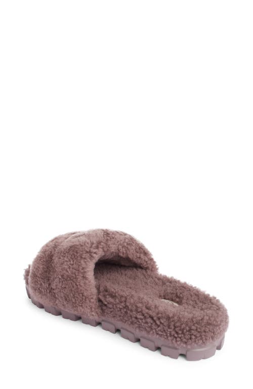 Shop Ugg(r) Cozetta Curly Genuine Shearling Slide Slipper In Thundercloud