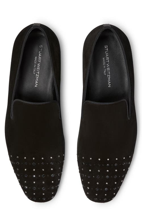 Shop Stuart Weitzman Premiere Party Cap Toe Loafer In Black/black Multi