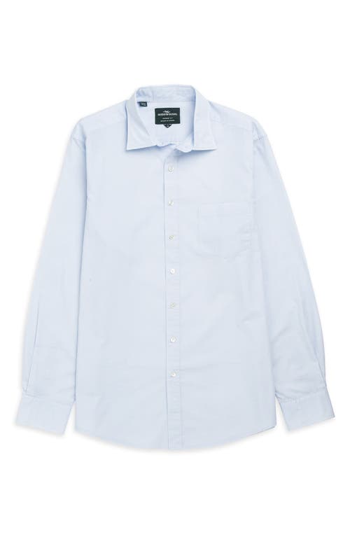 Shop Rodd & Gunn Lowcliffe Solid Cotton Button-up Shirt In Sky