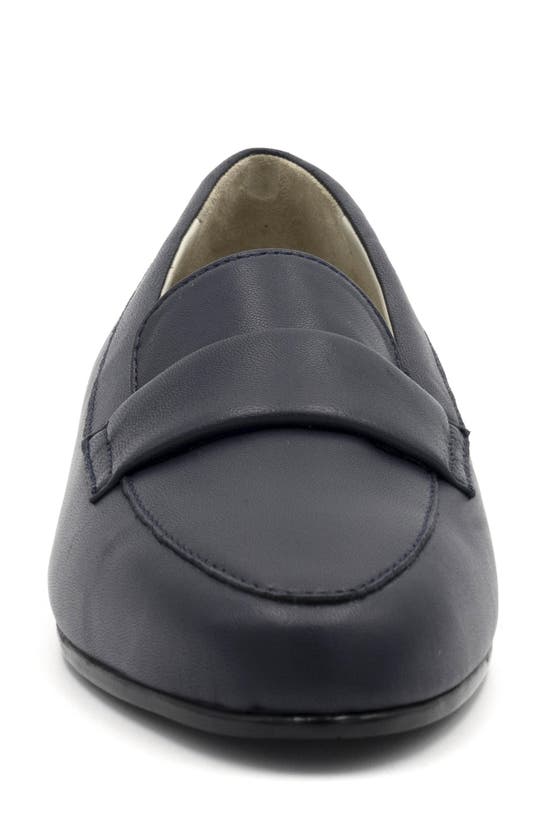 Shop Amalfi By Rangoni Orosei Loafer In Navy Parmasoft