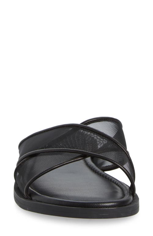 Shop Rag & Bone Geo Mesh Cross Strap Sandal In Black