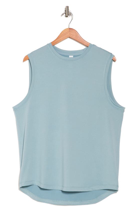Shop 90 Degree By Reflex Air Sense Iconic Textured Muscle Tank In Tourmaline