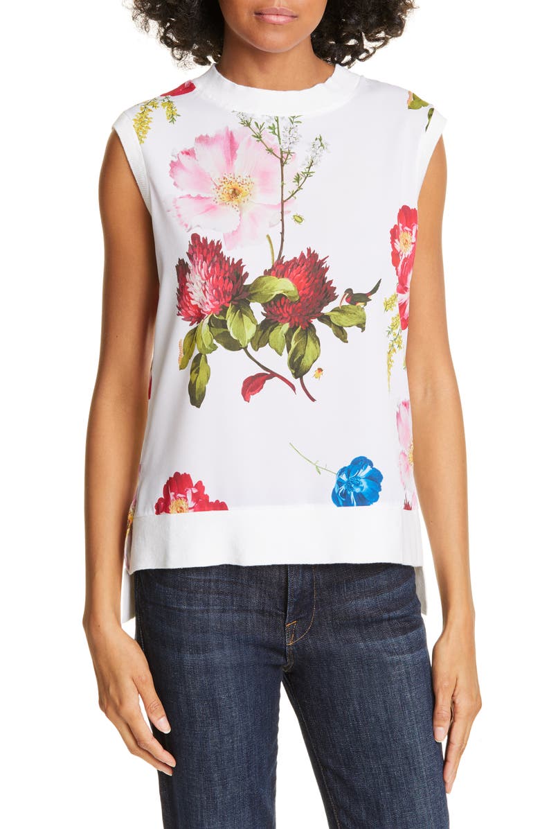 Ted Baker London Silenaa Floral Sleeveless Top | Nordstrom