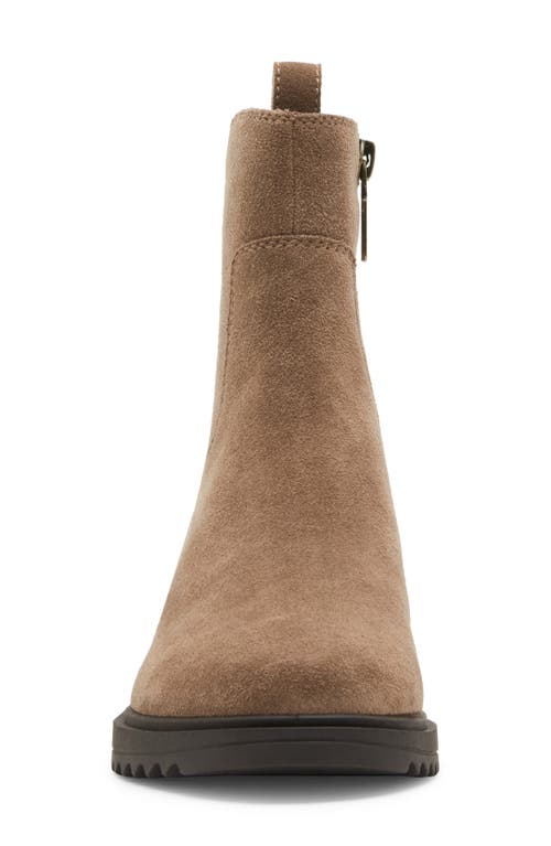 Shop Blondo Coppa Waterproof Boot In Taupe Suede