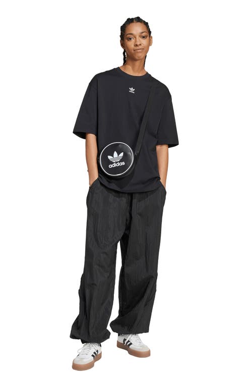 Adidas Originals Adidas Essentials Lifestyle Trefoil Logo Cotton T-shirt In Black