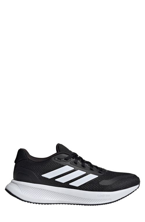Adidas Originals Adidas Run Falcon 5 Running Shoe In Black/white/black