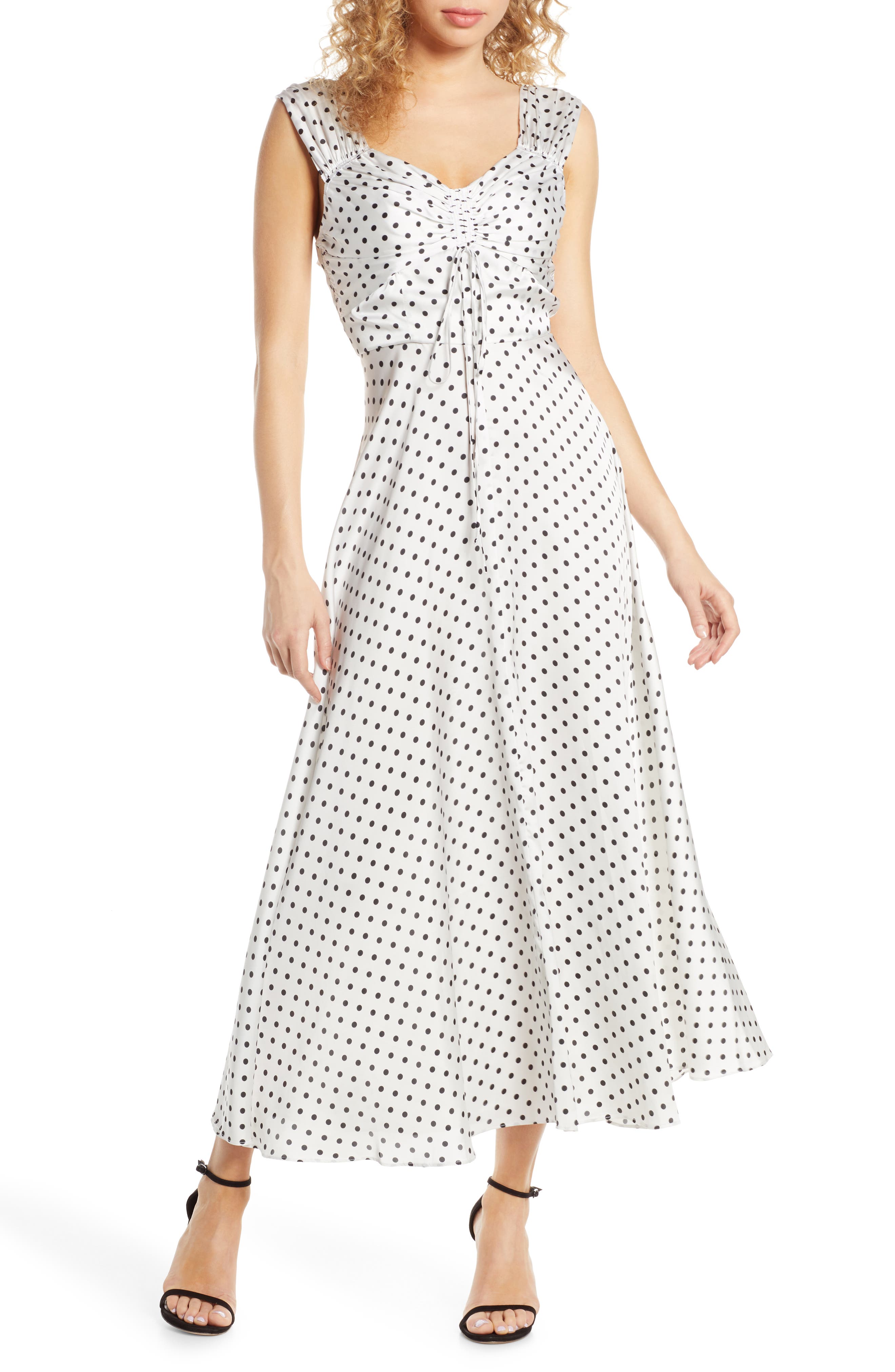 jill jill stuart polka dot dress