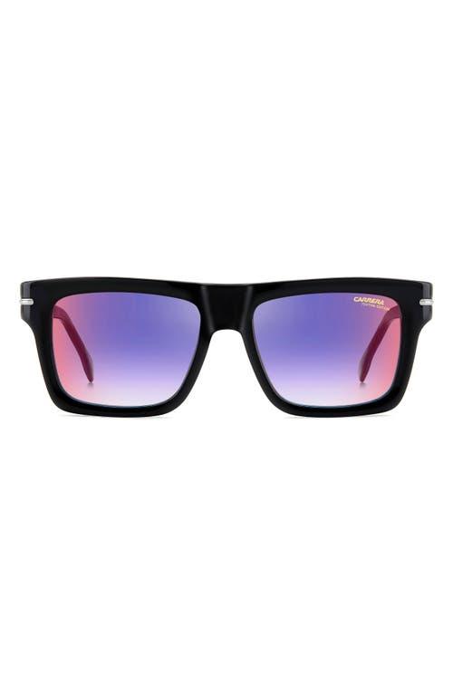 Carrera Eyewear Festival 54mm Gradient Rectangular Sunglasses In Black