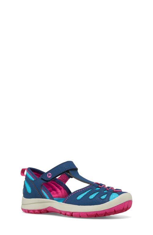 Merrell Kids' Hydro Lily Sandal Navy/Turquoise at Nordstrom, M