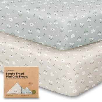 KeaBabies Soothe Fitted Mini Crib Sheet | Nordstrom