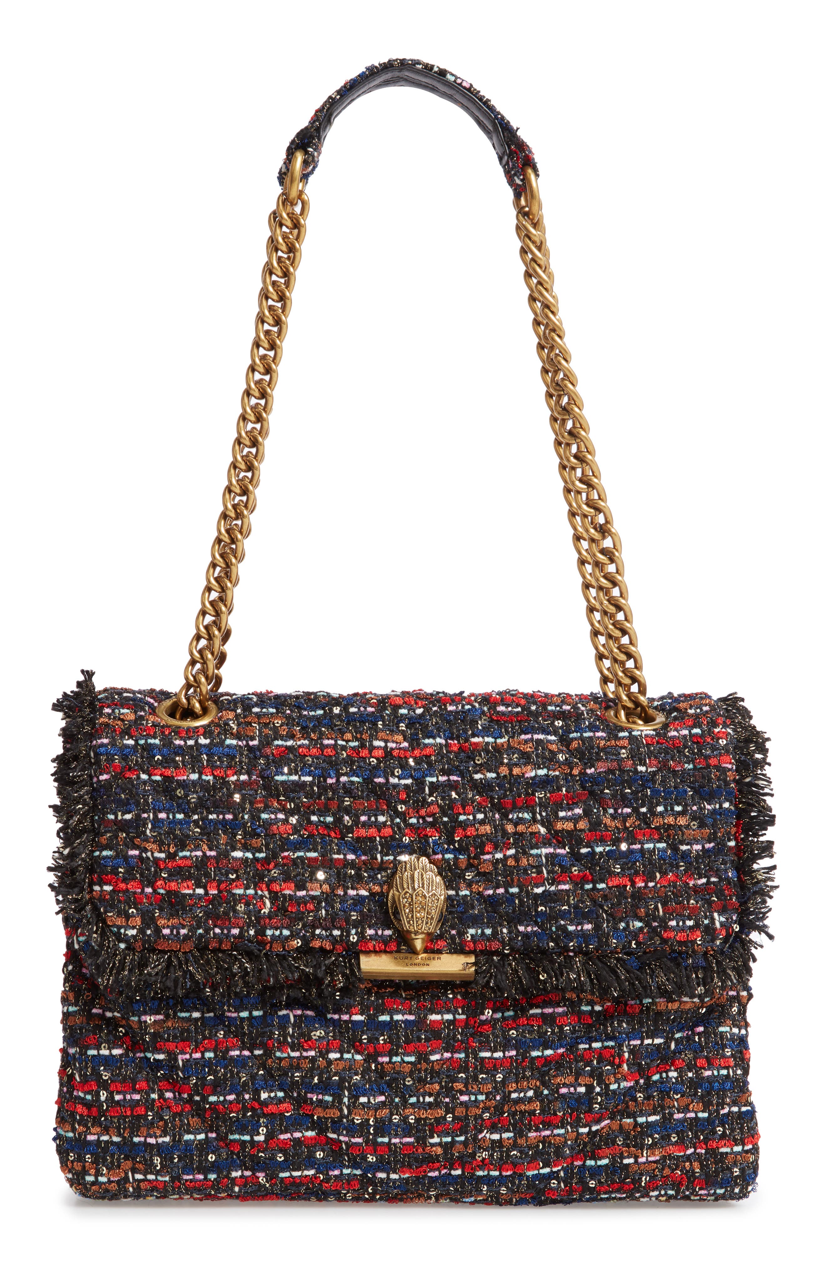 kurt geiger tweed bag