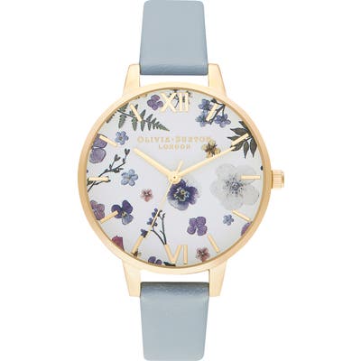Olivia Burton Artisan Leather Strap Watch,