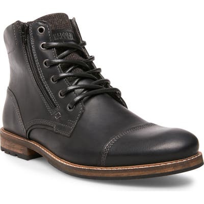 Steve Madden Bayun Cap Toe Boot, Black