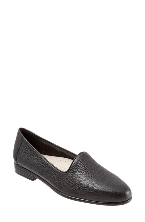 Trotters Liz Flat Black/black Leather at Nordstrom,