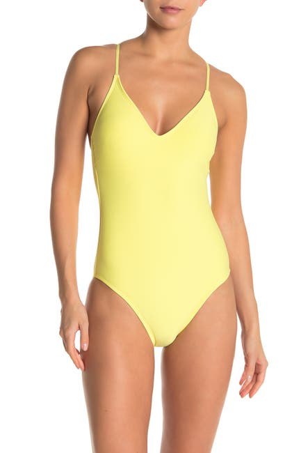 Vyb V Neck One Piece Swimsuit Nordstrom Rack