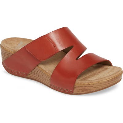 Dansko Lacee Slide Sandal- Red