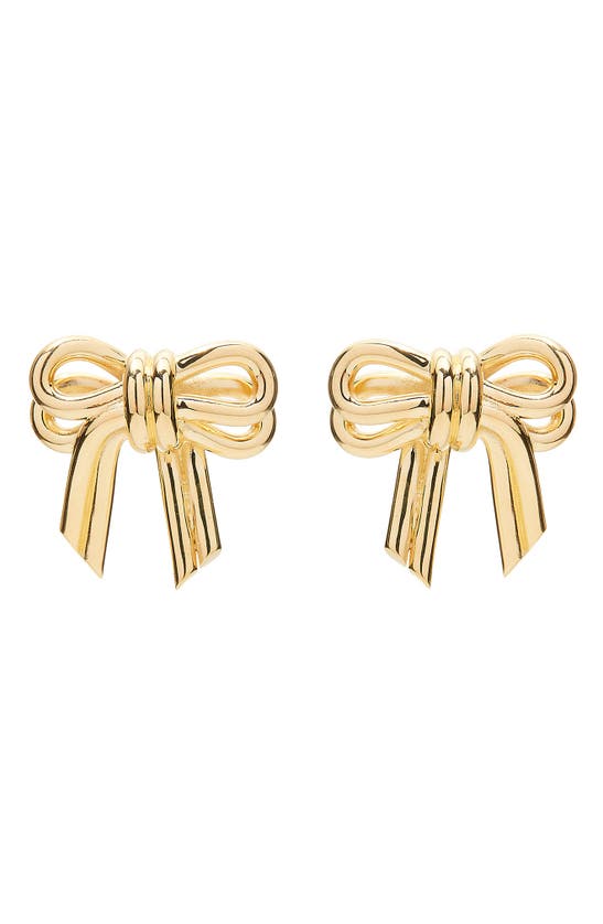 Oscar de la hot sale renta bow earrings