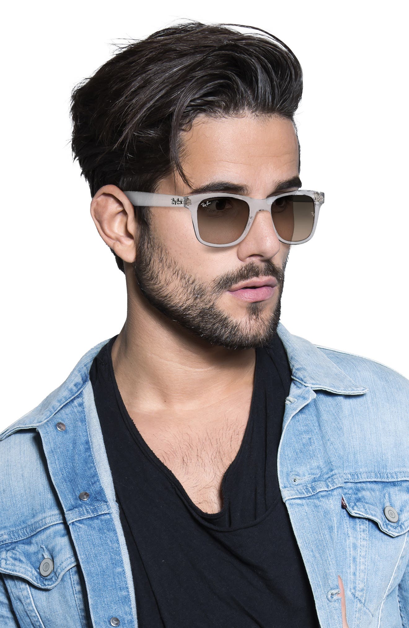 gradient wayfarer sunglasses