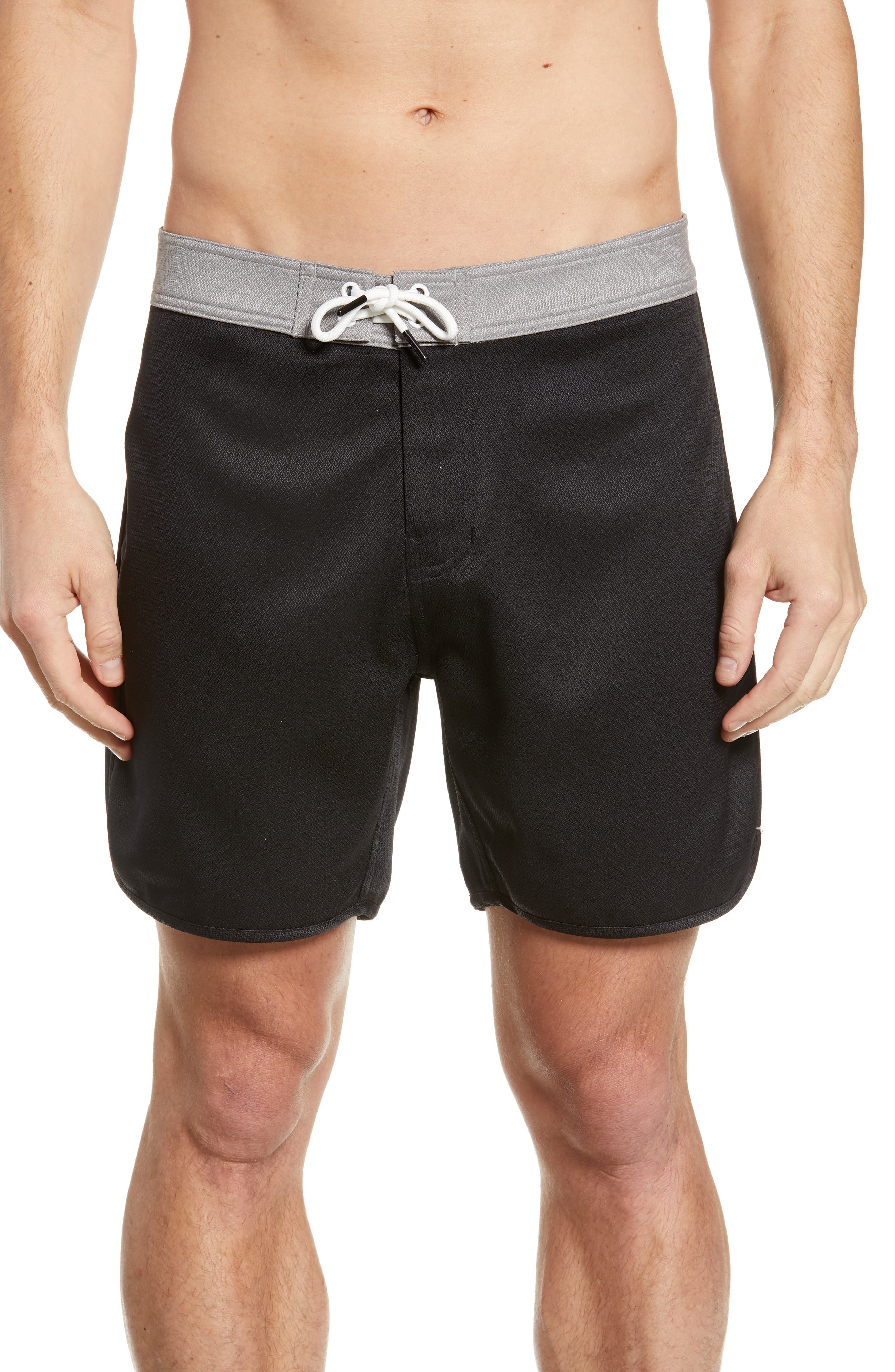 Goodlife Scallop Slim Fit Swim Trunks Nordstrom