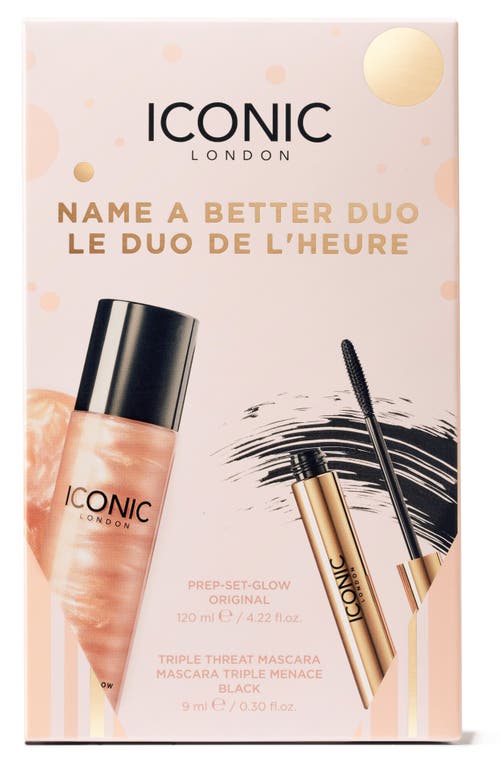 Iconic London Name A Better Duo Prep-set-glow & Mascara Set $51 Value