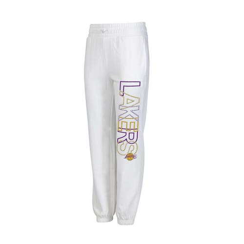 Women's Concepts Sport White Los Angeles Lakers Sunray Pants