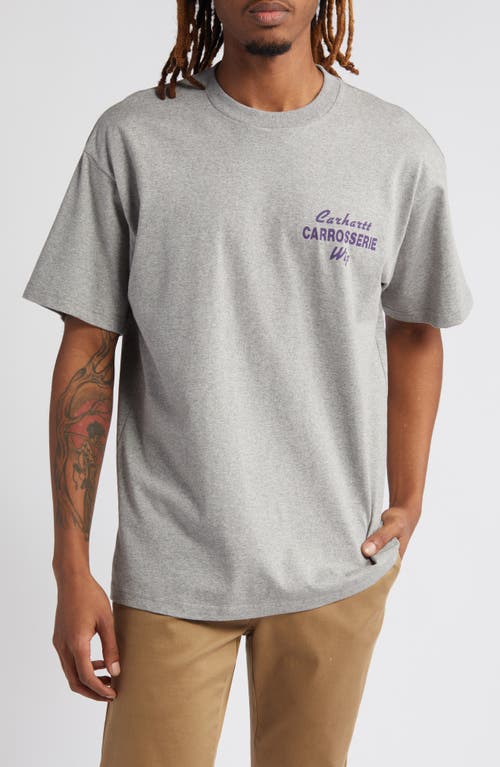 Carhartt Work Progress Mechanics Organic Cotton Graphic T-Shirt Grey Heather at Nordstrom,